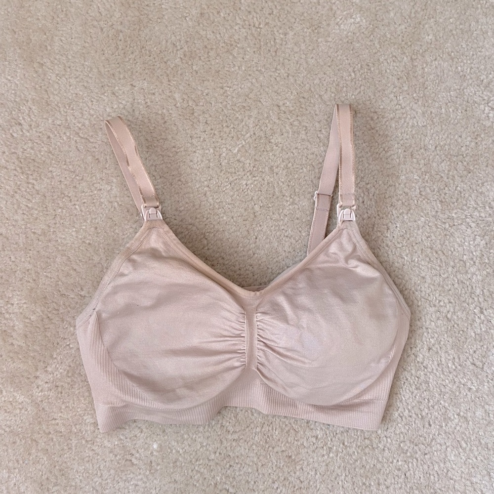Motherhood Wireless Nude Nursing Bra